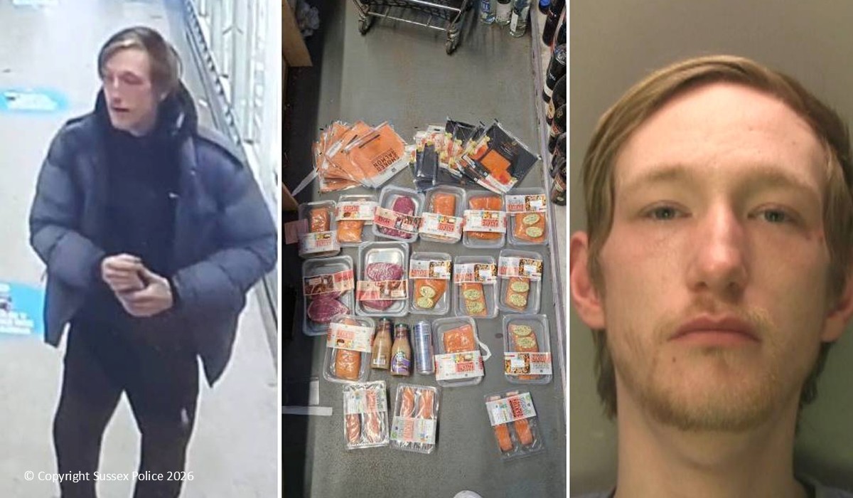 Worthing shoplifters arrested and prosecuted
