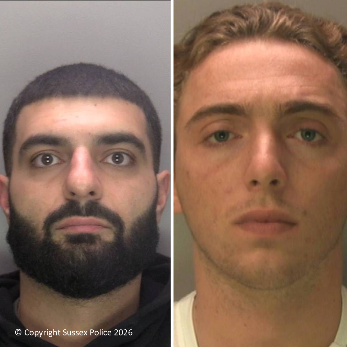 Behrad Mohammadi and Kyle O'Brien jailed for drug supply in West Sussex