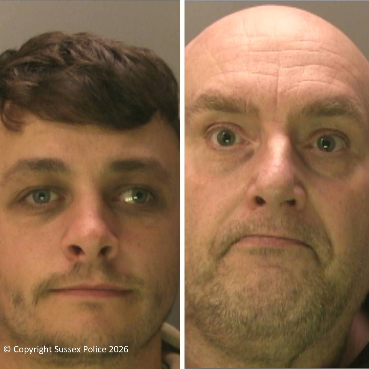 Frankie Rackham and Wayne Lowman jailed for drug dealing in West Sussex