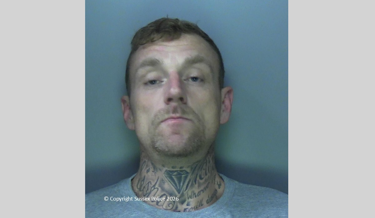 Dale Searled jailed for shoplifting in Worthing