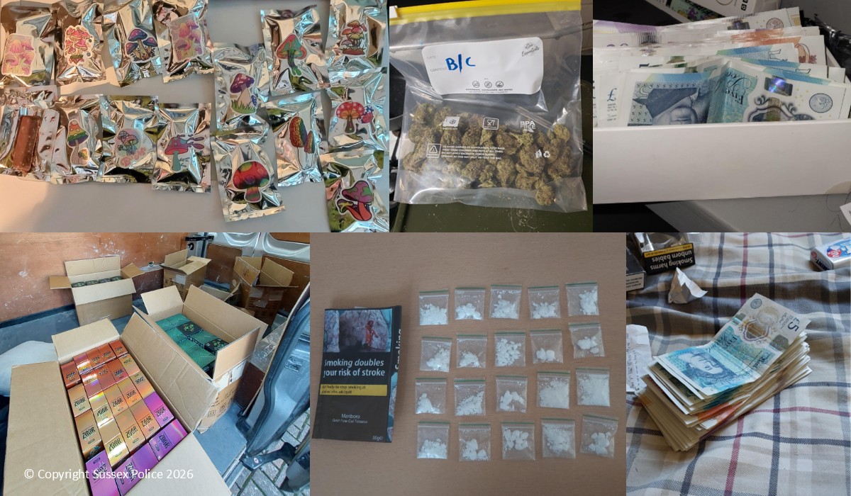 Over £200,000 of drugs seized during County Lines Intensification Week