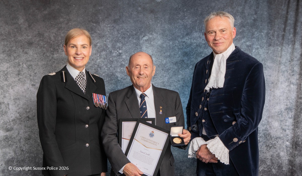 Southwater Community Police Office volunteers recognised