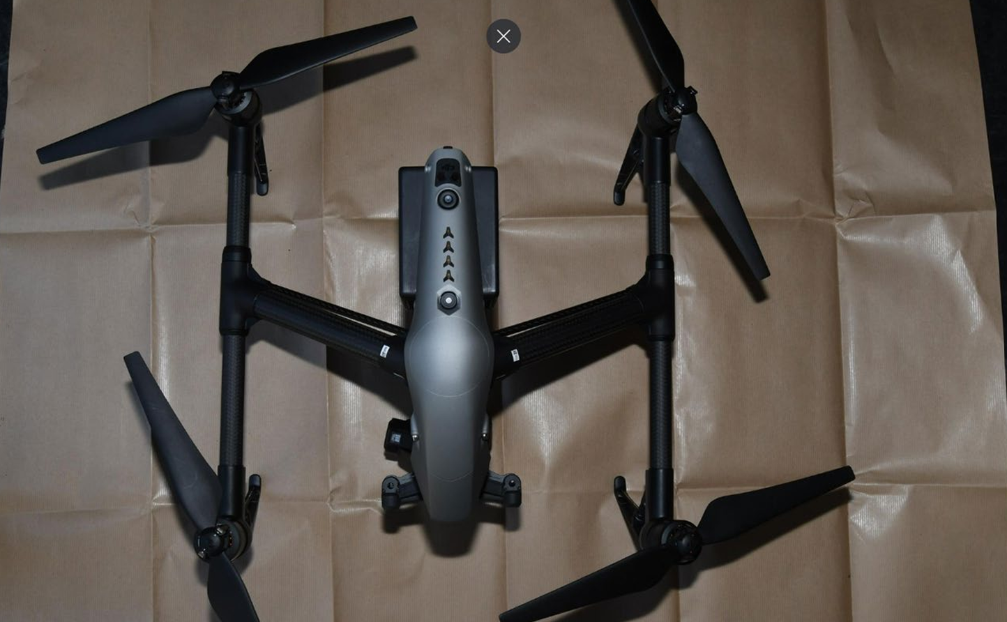 Drone that was flew into HMP Manchester.
